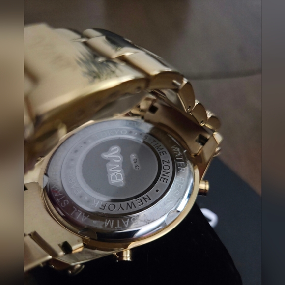 JBW Jet Setter Gold Mens Watch - Picture 4 of 8
